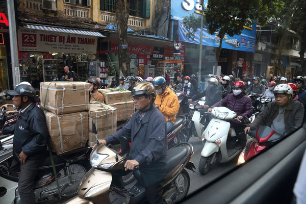 Stadtverkehr in Hanoi