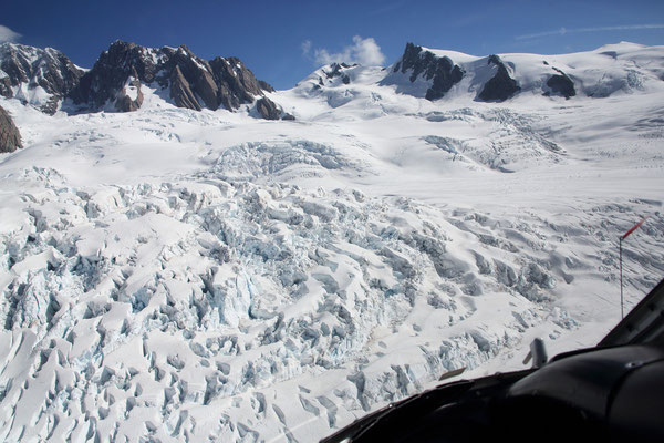 Mit dem Heli auf den Fox Gletscher