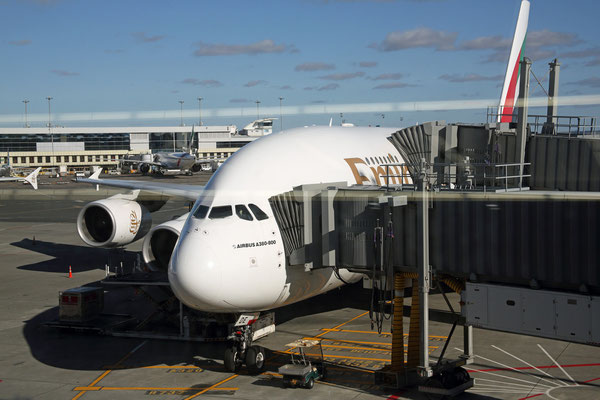 Flughafen Auckland / Rückflug nach München