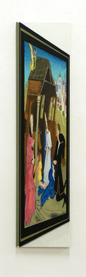 BERND IKEMANN «skom.07», 2012, Öl/Leinwand, 135 x 32 cm