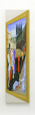 BERND IKEMANN «skom.03», 2012, Öl/Leinwand, 135 x 35 cm