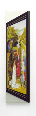 BERND IKEMANN «skom.05», 2012, Öl/Leinwand, 135 x 35 cm