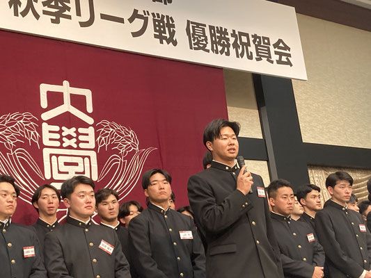 主将挨拶：印出主将