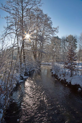 Lothar von Alm: Wintermorgen im Örtzetal