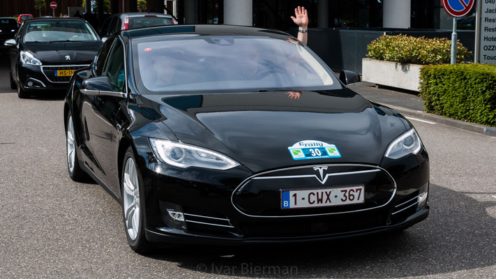 Tesla Model S, E-Rally 2019, Just Diggit, Eindhoven, Van der Valk Hotel Eindhoven, Van der Valk