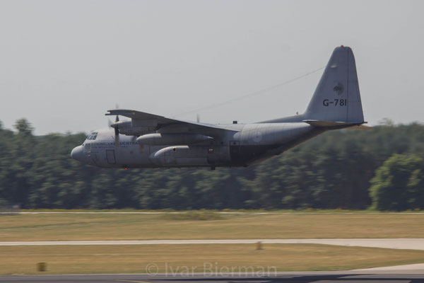 RNLAF, C130H Hercules, G-781