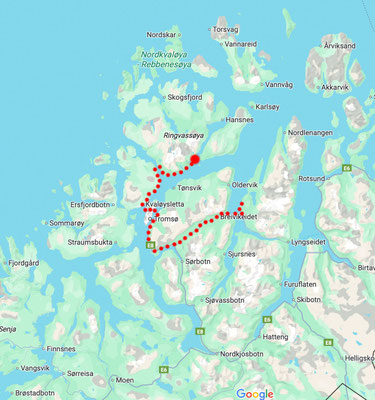 Tour und Nachtplatz vom 28.08.2025