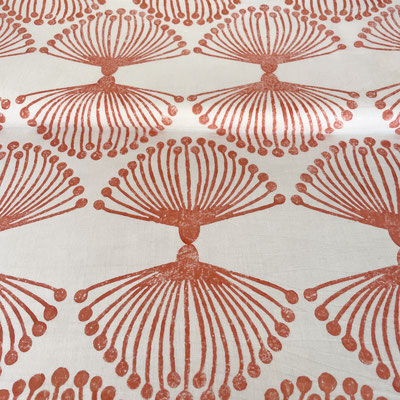 Handmade blockprint fabrics on organic cotton, crafted in Delhi.