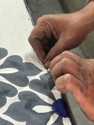 Capturing Tradition: Handcrafted Blockprinted Organic Cotton from our Delhi Paharganj Workshop
