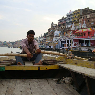 Varanasi, the holy city of India. Our last stop during our textile tour in North India