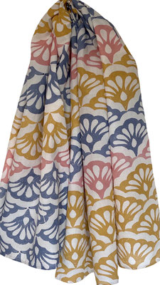 Explore the contemporary allure of our block-printed textiles, crafted with a modern touch by Maasa Production in India