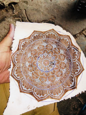 Craft bespoke wooden stamps tailored for textile/block printing in India.