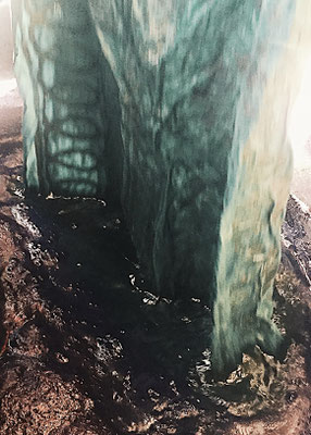 Plant-based indigo dye for sustainable fashion. Delhi India Maasa Production