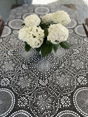Blockprinted Tablecloth, different size available, hand block printed in Delhi India