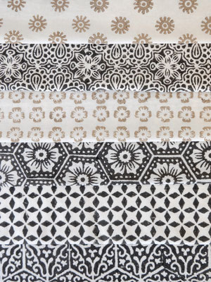 Organic Cotton Indian Blockprint Fabrics and fashion
