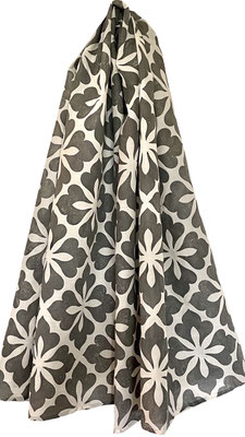 Elevate your style with our hand block-printed scarves, crafted in India by Maasa Production.