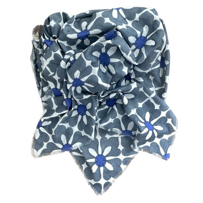 Delhi Paharganj hand printed block print scarves in vibrant colors.