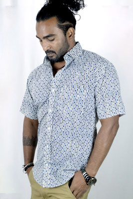Discover the elegance of handcrafted block prints that bring artistry to your wardrobe. Shirt for men