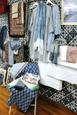 Discover our block print fabric shop offering home textiles and tailoring services Arakashan Road Paharganj, Delhi