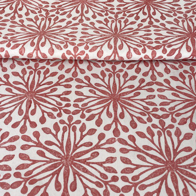 Hand-printed blockprint textiles on organic cotton, made in Delhi.