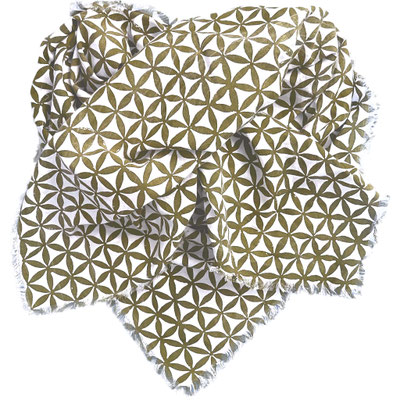 Handcrafted in Delhi Paharganj, these block print scarves feature intricate and colorful designs.