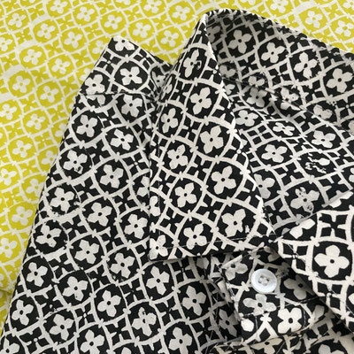 Men's custom block print fabric, Delhi fabric store. Explore our collection of ethnic block print textiles at the best fabric market near Janpath Market, Delhi