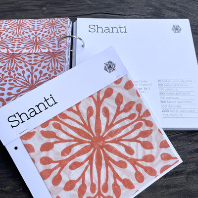Create unique pieces with our authentic Indian block print fabric selections