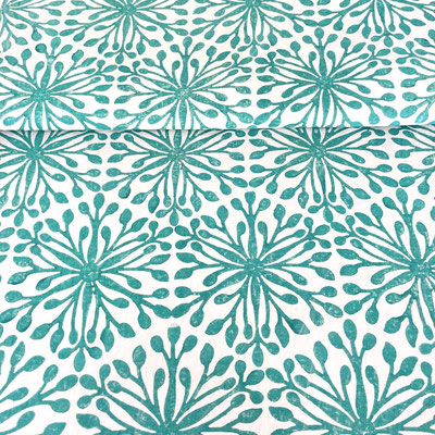  Experience the luxury of Indian block print fabric in every stitch, made with eco-conscious AZO-free printing inks
