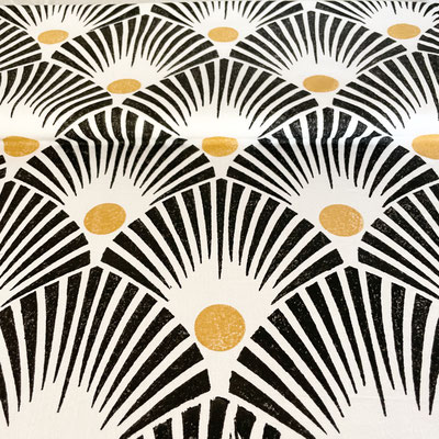 Experience the tradition of blockprinting with our fabrics from Delhi.