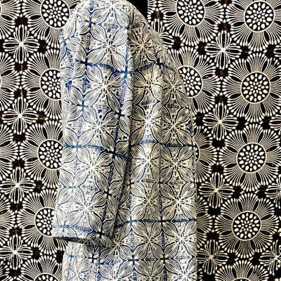 Special block print fabric for clothes India - buy online or from our Delhi factory shop