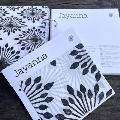 Handcrafted blockprint textiles, ethically made in Delhi, India, on Voile cotton
