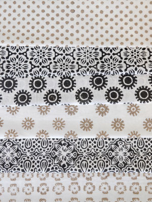 Organic Cambric and Voile Cotton,  Indian Blockprint Textiles