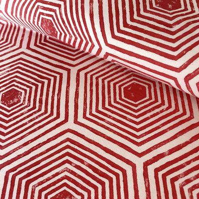 "Handcrafted blockprint fabrics from Delhi, India.