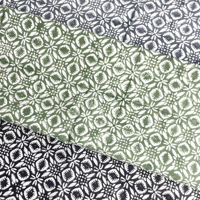 Traditional block printed fabric for men, Delhi. Printed on organic cotton with AZO free inks.