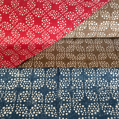 Find your center in yoga clothes custom-made with care and attention to detail, using authentic blockprint fabrics at Maasa Production Pvt. Ltd.'s factory shop on Janpath Lane, Delhi, India