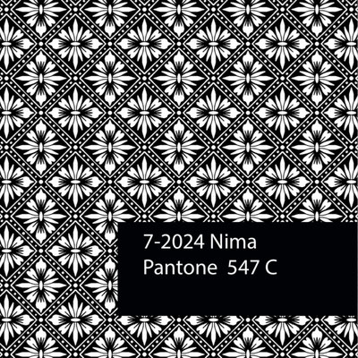 Elegant modern abstract pattern block print textile, ethically made with sustainable hand-printing techniques using hand-carved wooden stamps in Paharganj, Delhi