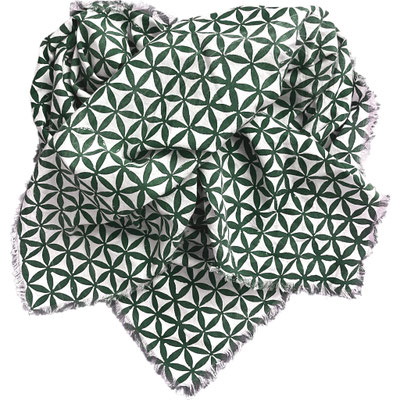 Organic cotton block print scarves, hand printed with care in Delhi Paharganj