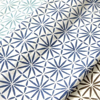 Collection of unique block print designs at our Delhi shop