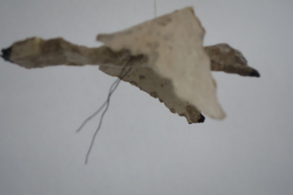 Vogel Papier und Draht