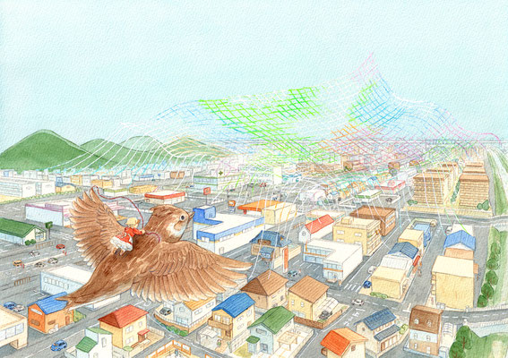 株式会社アールナイン様 デジタル社史掲載絵本 イラスト(2024)