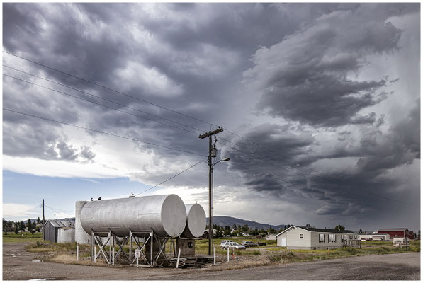 Bedrohliche Wolkenformation – Montana-Landschaft wie aus einem Western.