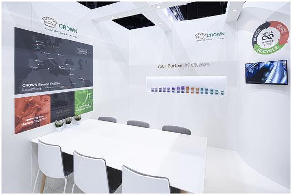 Kabine Messestand Crown Messestand