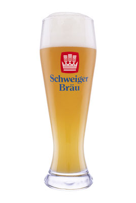 Schwriger Bräu Weissbier im Glas