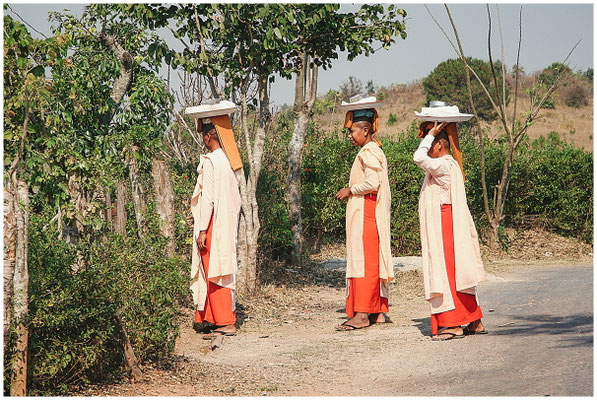 Porträt Nonnen in Myanmar – Ruhe und Spiritualität im Bild.