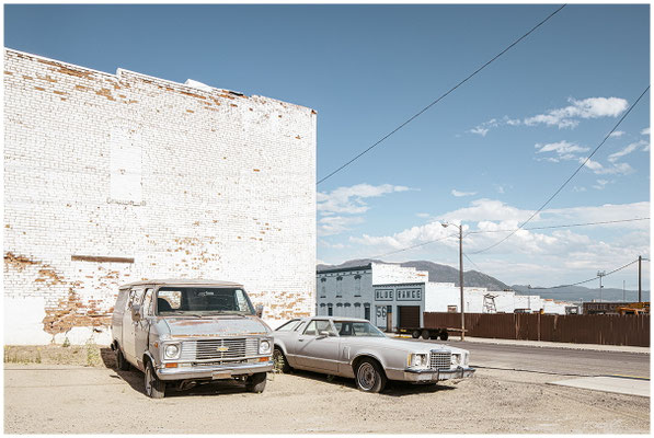 Verlassene Tankstelle am Highway, Montana