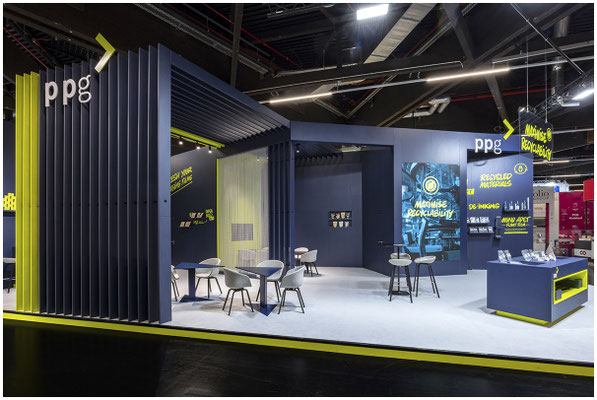Messestand auf der Nürnberg Messe