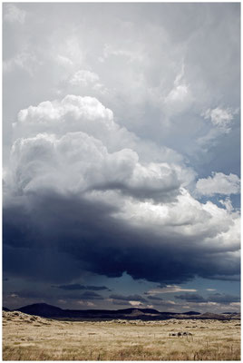 Gewitter Wolken Montana - wie aus einem Road Movie