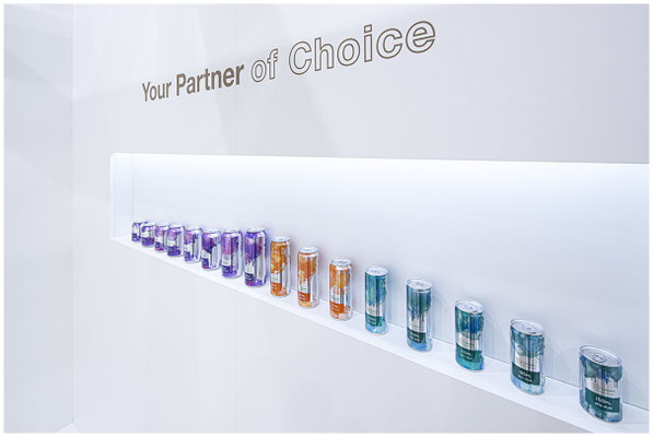 Detailaufnahme Messestand Design