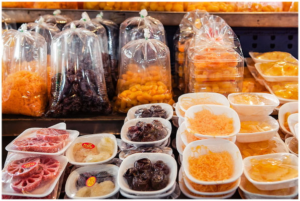 Food Marktszene in Asien