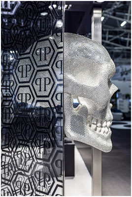 Detailaufnahme Messestand Design